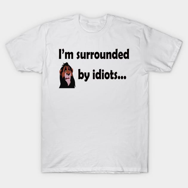 Scar Surrounded by Idiots T-Shirt T-Shirt by Chip and Company